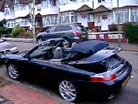 My Porsche 911 996 seductively removing it’s top!!!