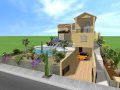 Virsoudia Plot 12 Peyia Cyprus option 2, 3d garden design