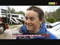 Clip ... Zara Phillips on her way to the Badminton Horse Trials Video