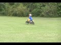 Logan's second time riding Jr50 same day