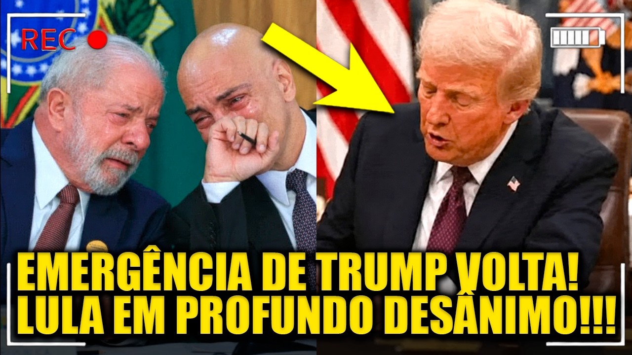 Lula SENTE O CERCO após Trump renovar emergência por CENSURA E PERSEGUIÇÃO!!!