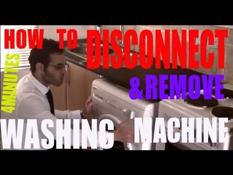 how to drain aeg washing machine