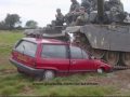 Awesome video of German cars being crushed by tanks