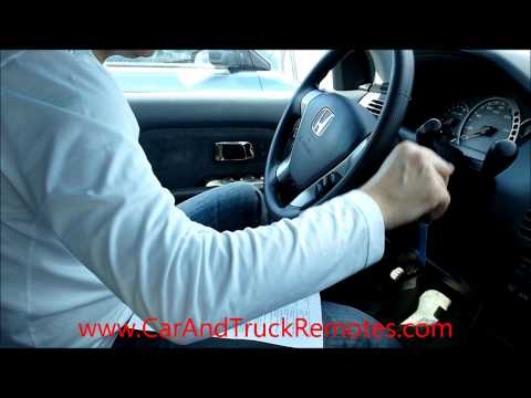 How to Program Honda Replacement Keyless Entry Car Remote Free.wmv