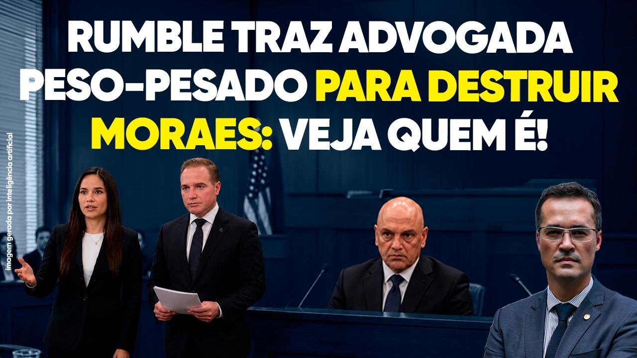 Rumble Convoca Advogada Peso-Pesado Contra Moraes nos EUA: Veja!