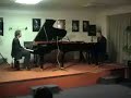 these are amature recordings from a concert christian and i gave at pianohaus micke in neubeckum, germany. the video quality is not the best but i hope it will do. enjoy!
