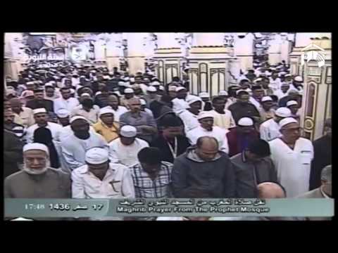 صلاة المغرب المسجد النبوي 1436.02.17ه