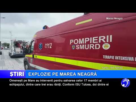 Explozie pe mare