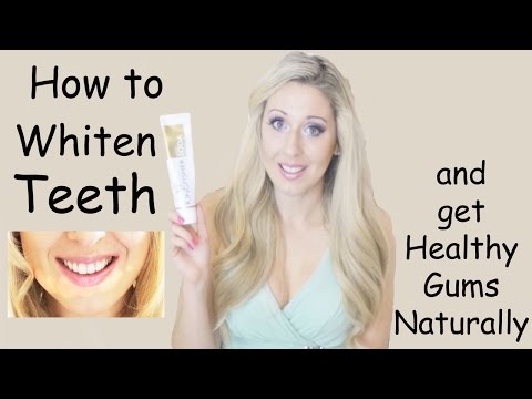how to whiten gums naturally