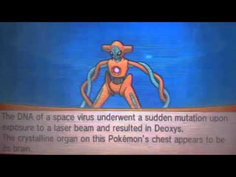 how to change deoxys form in omega ruby