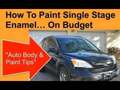 how to enamel paint