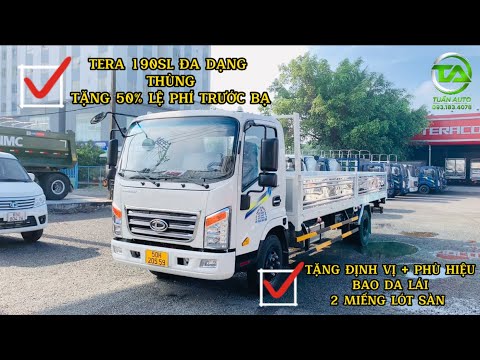 TERA 190SL | 1 TẤN 9 | THÙNG LỬNG 6M1 | TẶNG 50% LPTB | 093.183.4078