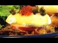 Latke Eggs Benedict with Mazel Tov Martinis Latke Eggs Benedict with Mazel Tov Martinis