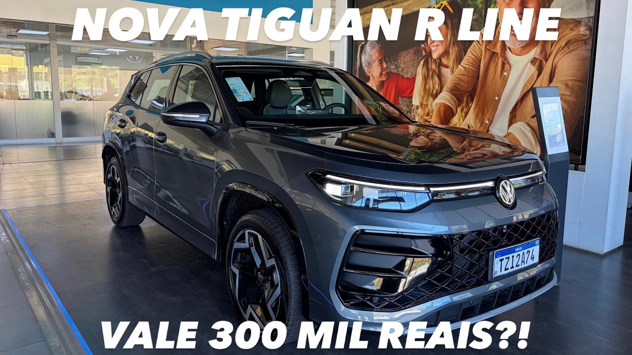 AVALIAÇÃO NOVA VW TIGUAN R LINE 350 TSI 2026 - NOVA PLATAFORMA, NOVO MOTOR, NOVO CARRO!!!