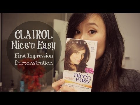 how to dye hair with nice n easy