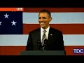 The President sang the lyric 