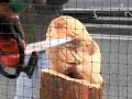 チェーンソーアート４