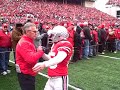 Senior Day handshake with Tressel`