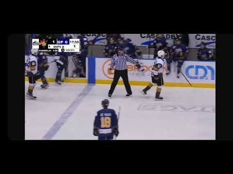 Colgate commit Porter Byrd-Leitner #13 Bonnyville Pontiacs PP Goal top shelf at Grand Prairie Storm