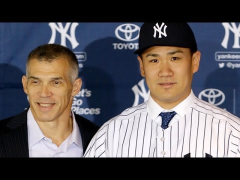 The New York Yankees officially introduce Masahiro Tanaka