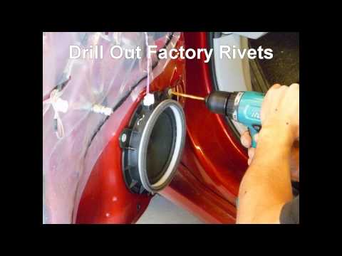 How To Replace Front Door Speakers In A Toyota Corolla