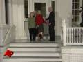 Raw Video: Cheney Welcomes Biden at V.P. Mansion