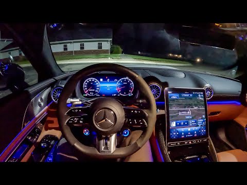 2024 Mercedes-AMG GT 63 Coupe - POV Night Drive (Binaural Audio)