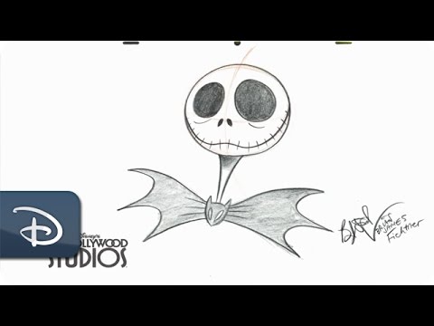 how to draw jack and sally