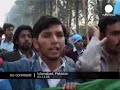 Thousands of angry Islamist students stage a protest in Islamabad
