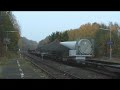 MWB V1203 mit Rotorblatttransporttestzug in Visselhövede