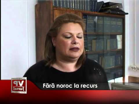 Fără noroc la recurs