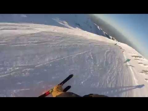 Видео спуска на горных лыжах в Маунт Хатт
