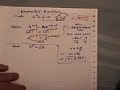 Solving a simple exponential equation.