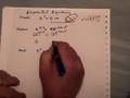 Solving a simple exponential equation.