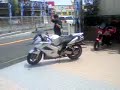 2009/8/12 桜塚れいちゃん VFR800を綾波レイでお見送り