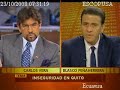 Entrevista al Lic. Blasco Peñaherrera por el Plan de Segurida de la CCQ Entrevista al Lic. Blasco Peñaherrera por el Plan de Segurida de la CCQ