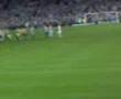 Alan shearers last ever penalty at st james park