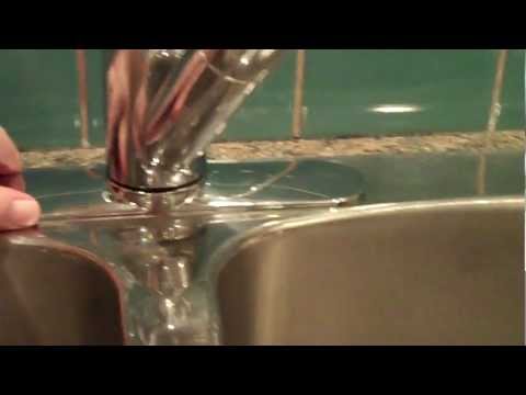 how to fix a loose sink faucet