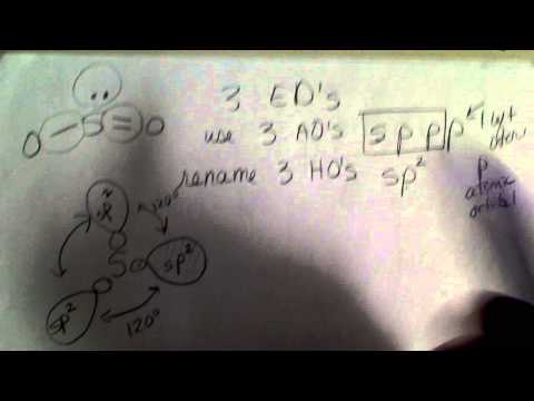 how to determine hybrid orbitals