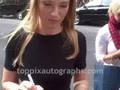 Anna Torv - Signing Autographs at David Letterman Anna Torv - Signing Autographs at David Letterman