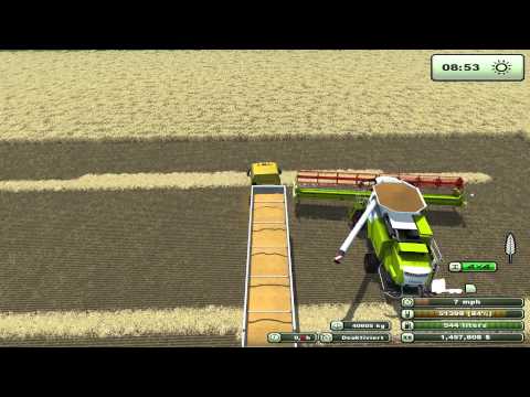 how to harvest wheat in farming simulator 2013