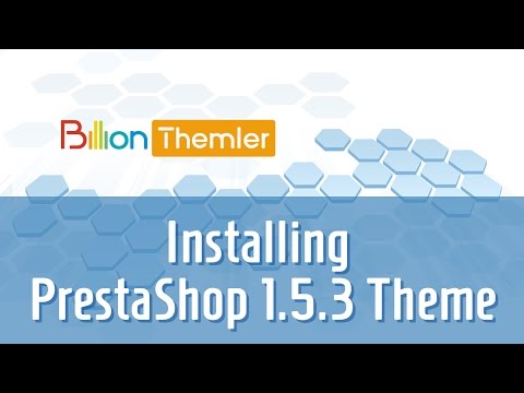 how to install a new theme in prestashop 1.5