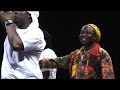 a gathering of musical stars from sierra leone which for many was their first reunion since the refugee camps of guinea, having fled the civil war in their own country of sierra leone years ago. live from brooklyn -- prospect park presents celebrate brooklyn! african music festival -- the sierra leone headliners were an apt choice as this was the exact day of the critical elections back home (aug. 11th 2007)

http://www.dryyai.com