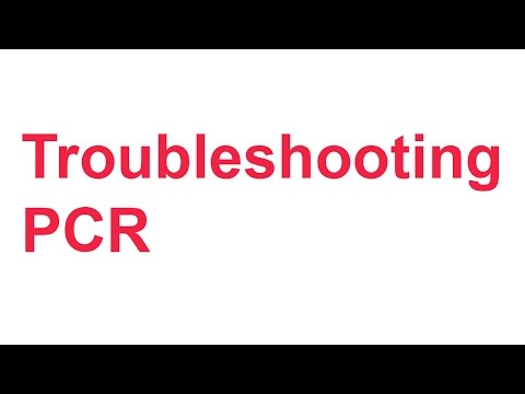 how to troubleshoot pcr
