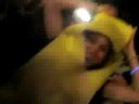 X dancing at the silent rave