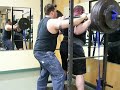 545 raw squat with blue bands