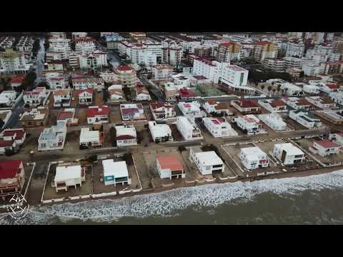 Sobrevolando el efecto del temporal en la costa onubense (Marzo/2018)