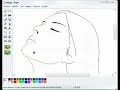 how to draw a woman in ms paint 2