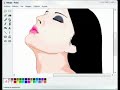 How to draw a woman in MS Paint 2