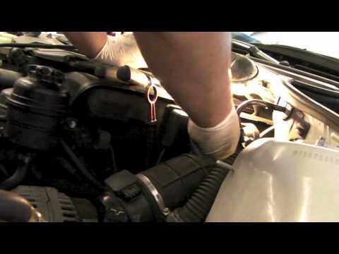 How to replace intake boot on a 3 Series BMW. Check engine light.